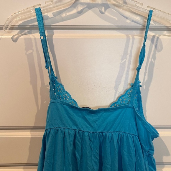 Victoria's Secret Blue Lace-Trim Camisole - Picture 4 of 6